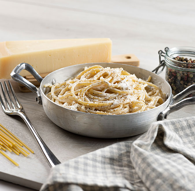 Spaghetti cacio e pepe